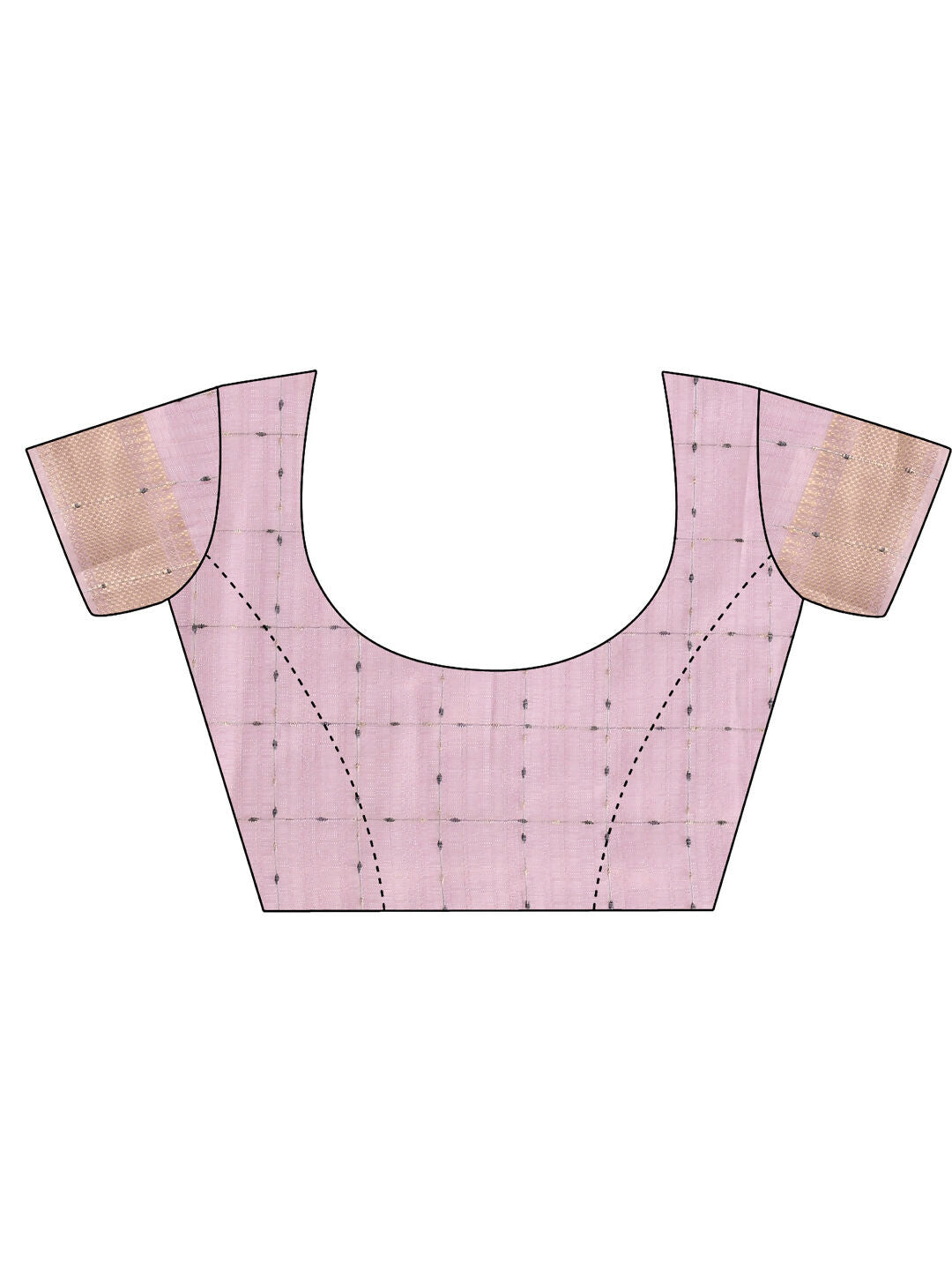 Shree Shyam Fashion Organza Light Pink Saree - Distacart