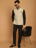 Even Apparels Pure Wool Nehru Jacket - Off White