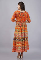 Vamika Multicolor Cotton Printed Party/Casual Wear Kurti (GAM16K)