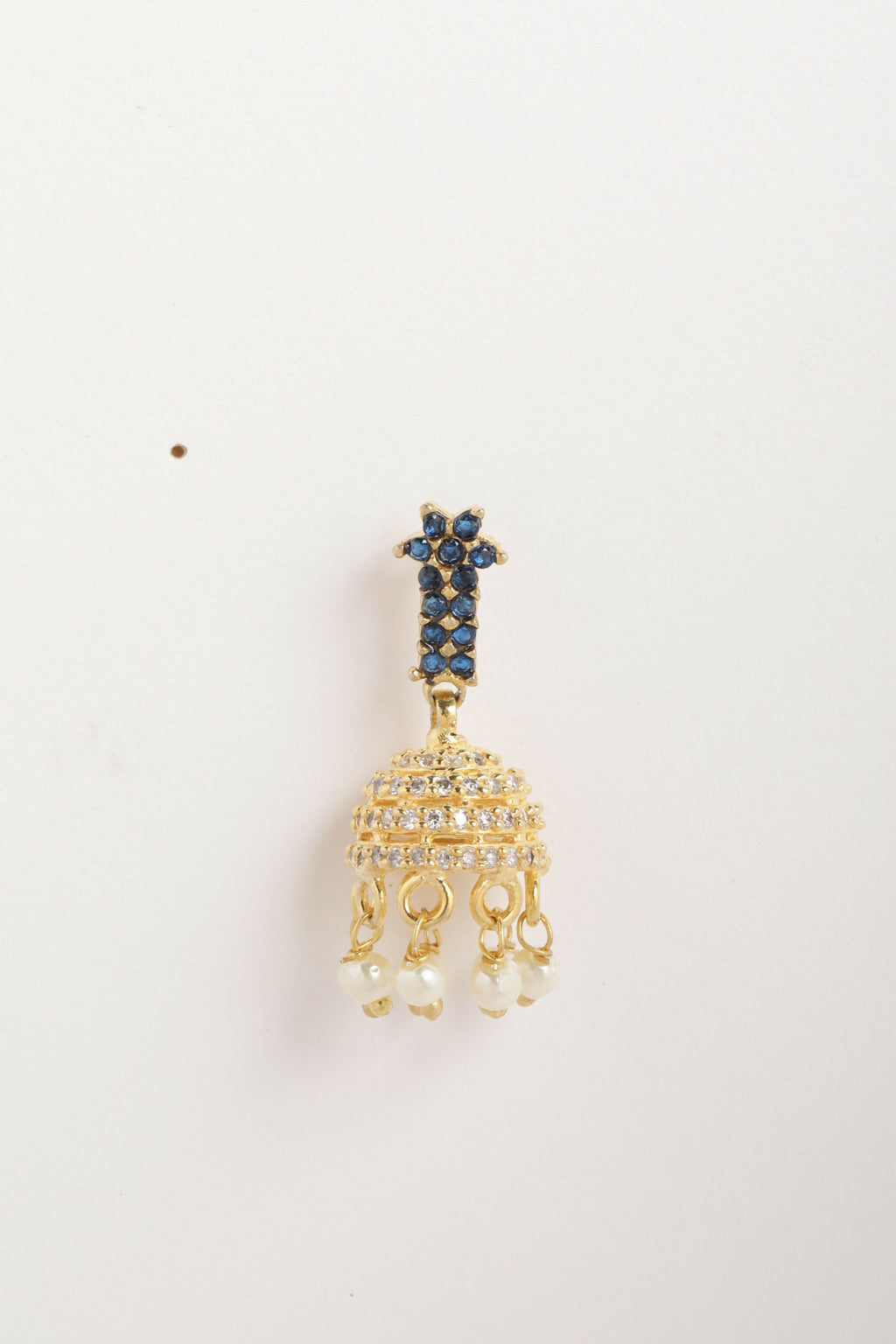 Nuyug 22K Gold Plated Sage Belle Mini Jhumki Earrings - Distacart