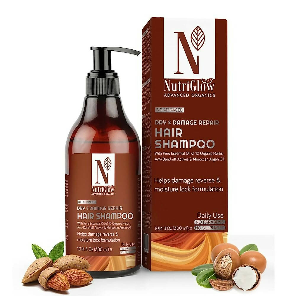 NutriGlow Advanced Organics Bio Dry and Damage Repair Shampoo