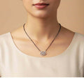 Joban Fashion Women White Ad Mangalsutra - Distacart