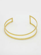 NVR Women Gold-Plated Western Cuff Bracelet - Distacart