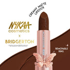 Nykaa Cosmetics X Bridgerton Creamy Matte Longwear Lipstick - Forbidden Love - Distacart