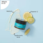 Pilgrim Korean Retinol Anti Aging Night Cream with Hyaluronic Acid & Vitamin C For Young, Wrinkle-free & Radiant Skin