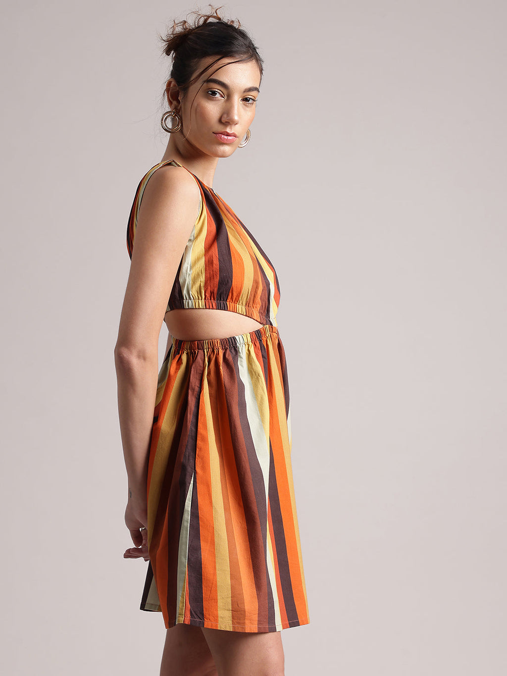 Zaccai Women's Multi Poplin Striped Dress - Distacart
