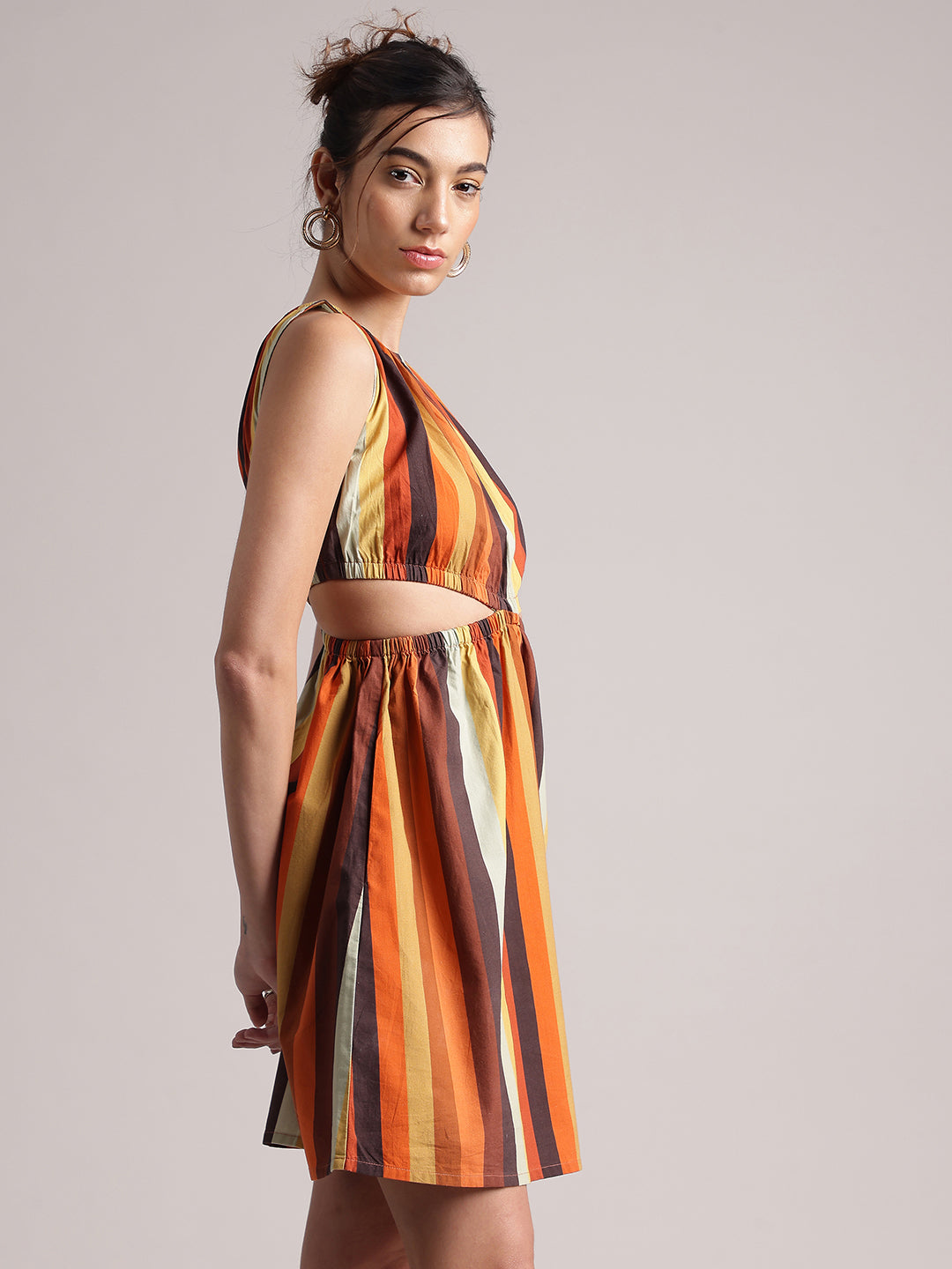 Zaccai Women's Multi Poplin Striped Dress - Distacart