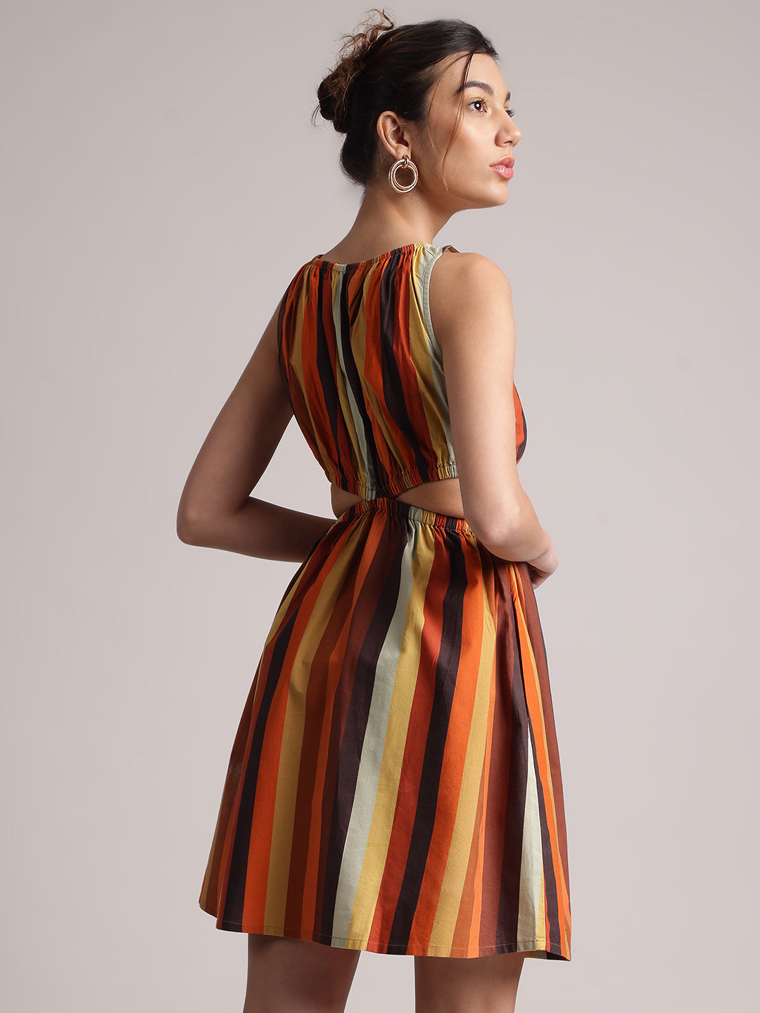 Zaccai Women's Multi Poplin Striped Dress - Distacart