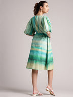 Zaccai Women's Multi Cambric Abstract Dress - Distacart