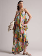 Zaccai Women's Multi Muslin Tropical Dress - Distacart