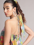 Zaccai Women's Multi Muslin Tropical Dress - Distacart
