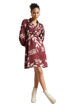 Zaccai Women's Brown Satin Abstract Dress - Distacart