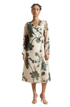 Zaccai Women's Cream Organza Floral Dress - Distacart