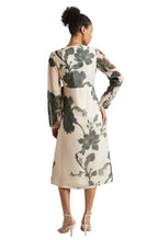 Zaccai Women's Cream Organza Floral Dress - Distacart