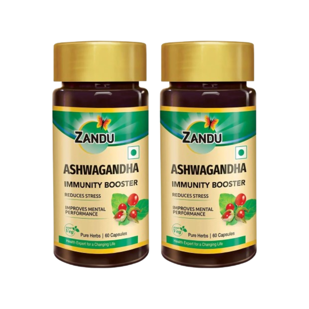 Zandu Ashwagandha Immunity Booster Capsules - Distacart