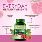 Himalayan Organics Raspberry 800 mg Vegetarian Capsules
