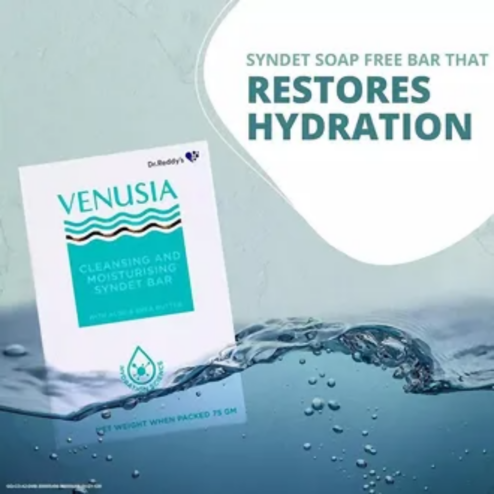 Dr. Reddy's Venusia Hydrating Cleanser Syndet Bar - Distacart