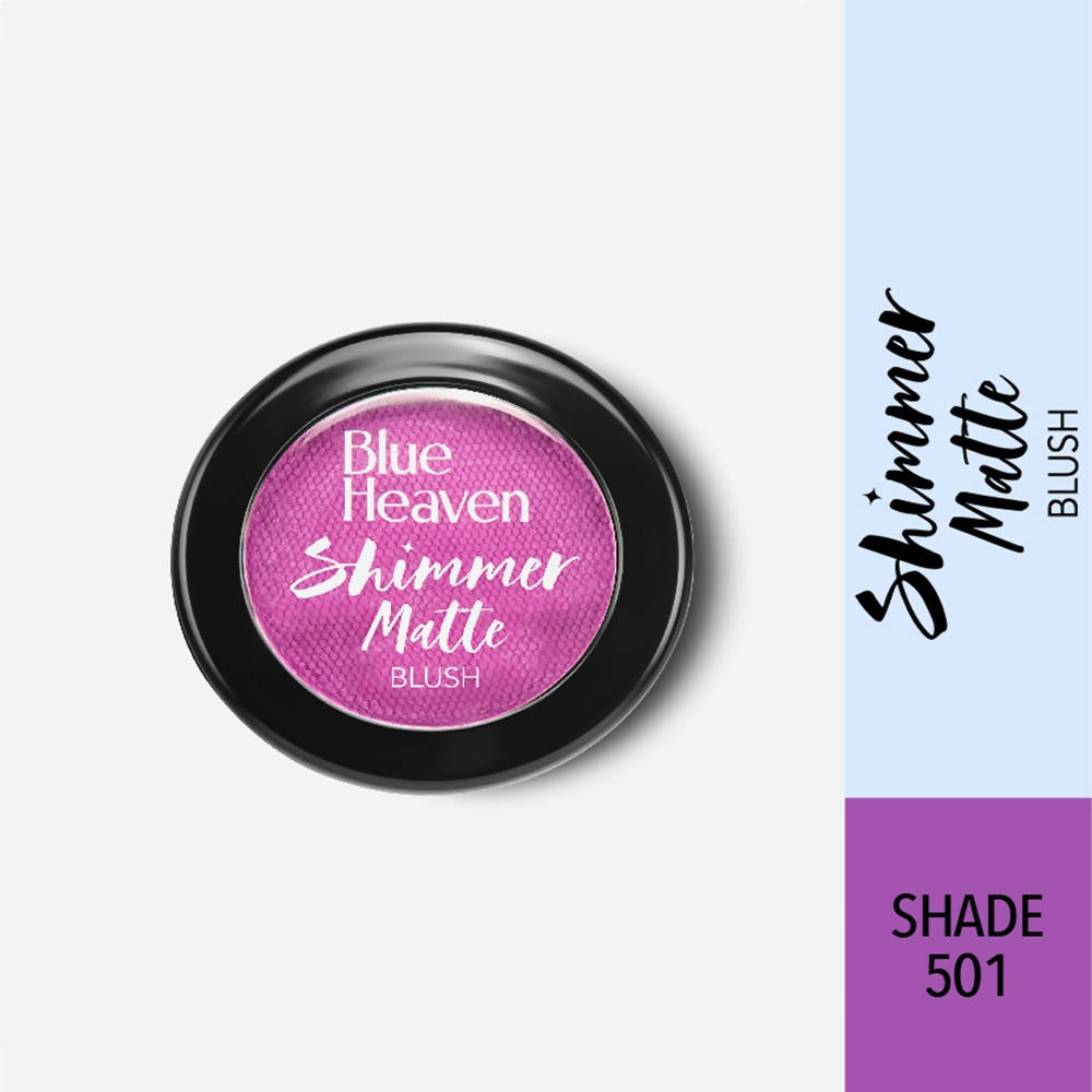 Blue Heaven Shimmer Matte Blush Shade 501