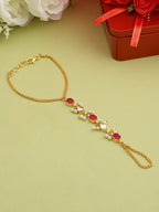 Ruby Raang Laal Noor Haath Phool - Distacart