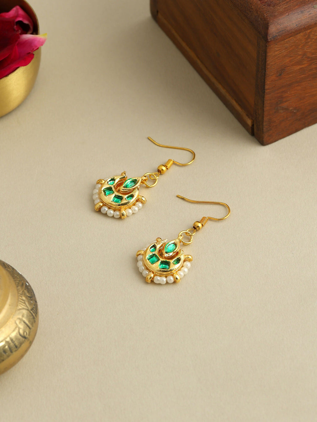 Ruby Raang Suhana Chand Earring - Distacart
