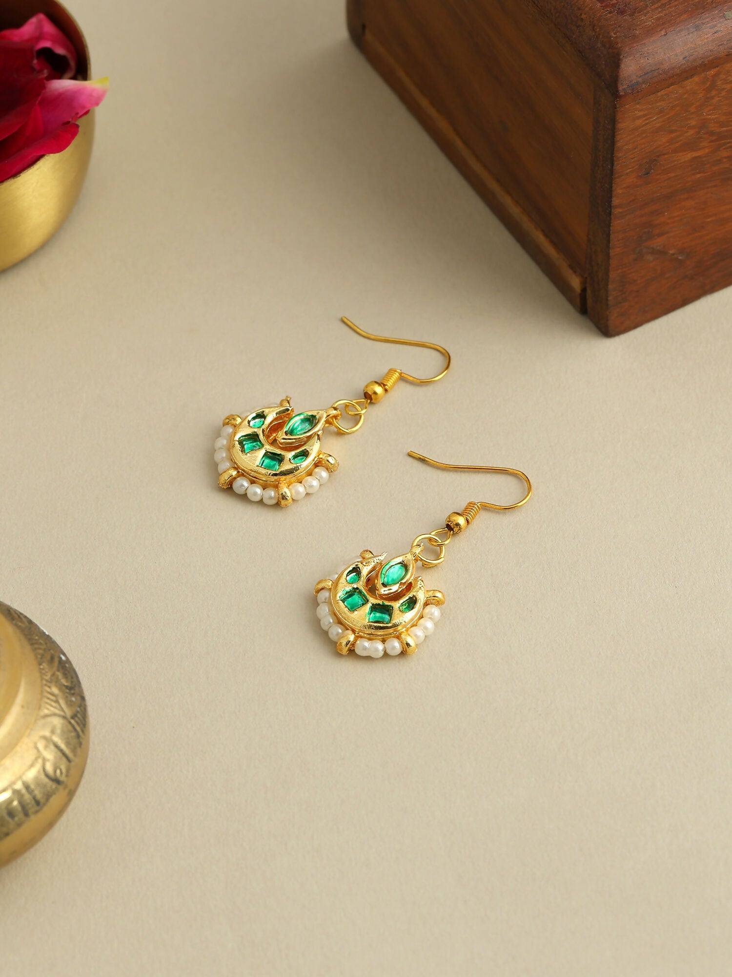 Ruby Raang Suhana Chand Earring - Distacart
