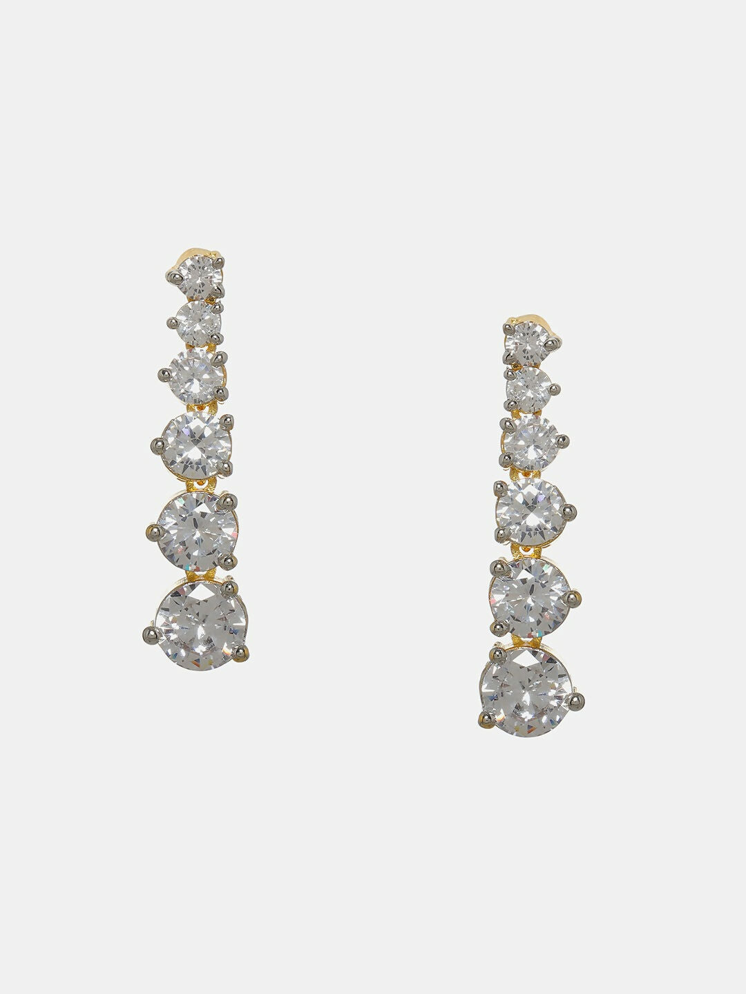 Diamond Neckpiece with Dangler Diamond Earrings- Ruby Raang