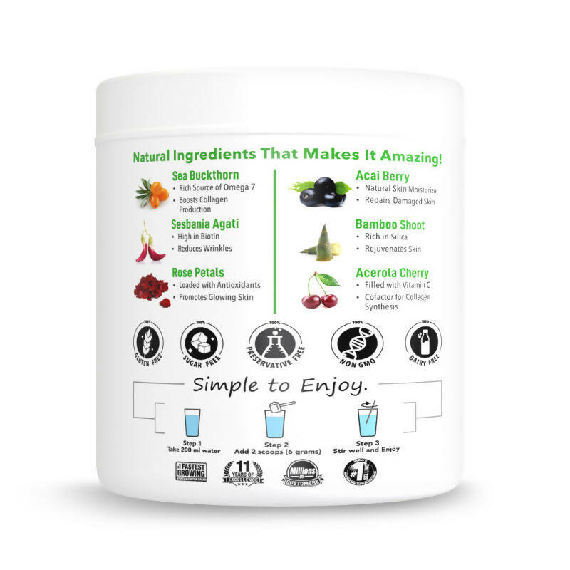 BM Wellness Vegan Collagen Booster - Blueberry - Distacart