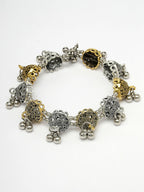 NVR Women's Gold Plated Stylish Latest Design Multicolor Bracelet - Distacart