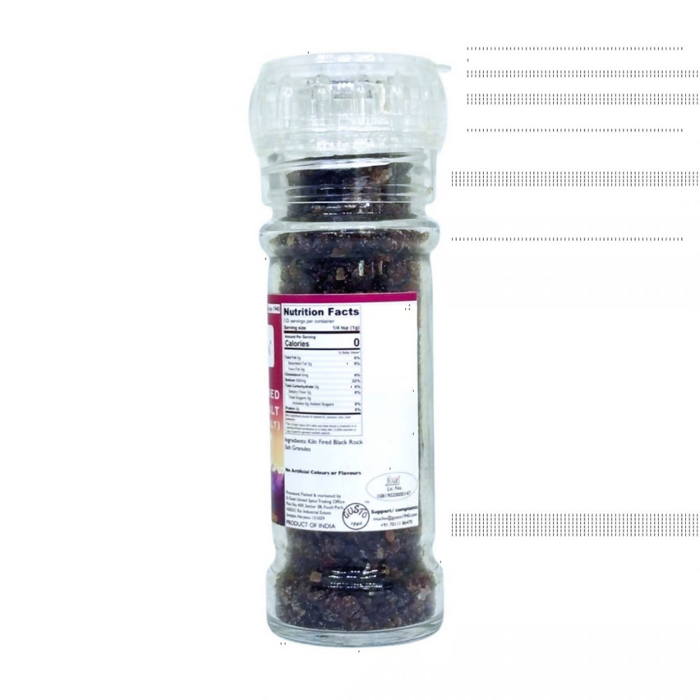 Tassyam Organics Black Salt Granules Grinder Bottle - Distacart