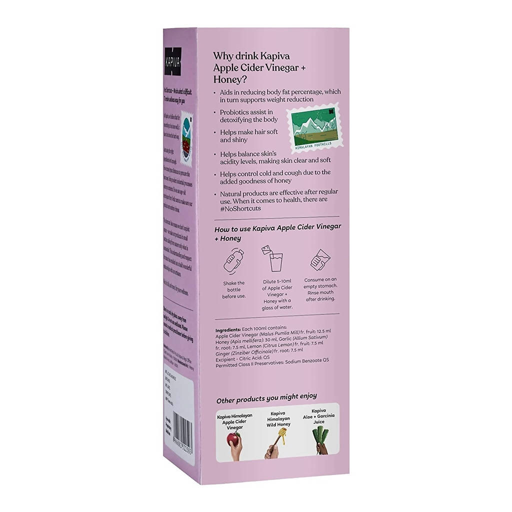 Kapiva Ayurveda Apple Cider Vinegar + Honey