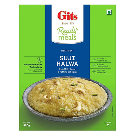 Gits Ready Meals Heat & Eat Suji Halwa