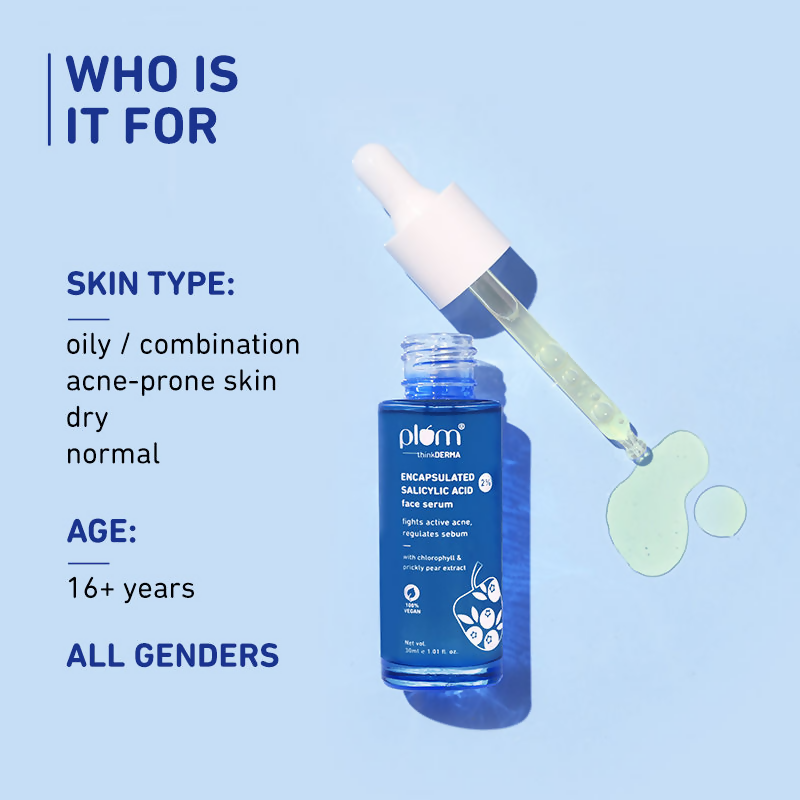Plum 2% Encapsulated Salicylic Acid Face Serum - Distacart