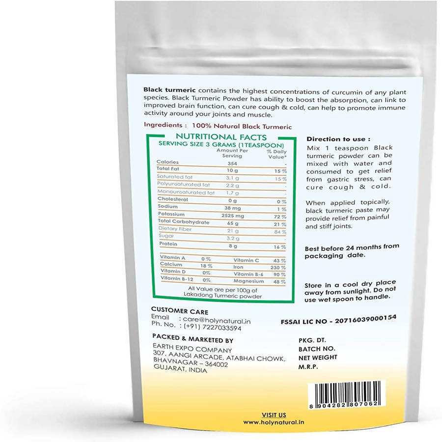 Holy Natural Black Turmeric Powder