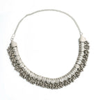 Mominos Fashion Johar Kamal Oxidised Silver-Plated Heart Design Necklace Choker Set For Women - Distacart