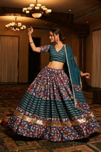 AI Fashion Rama Crepe Designer Navratri Wear Lehenga Choli Collection