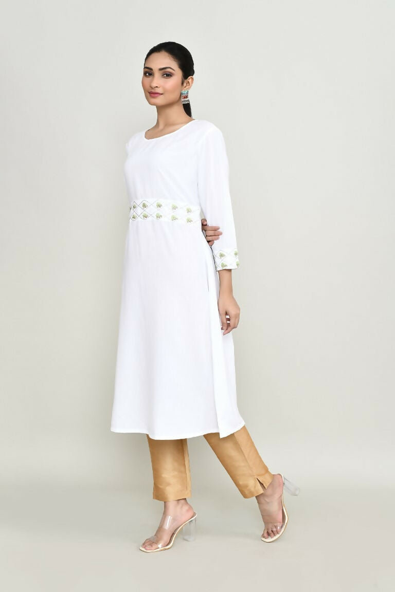 Joban Fashion Black Rayon Kurta Set