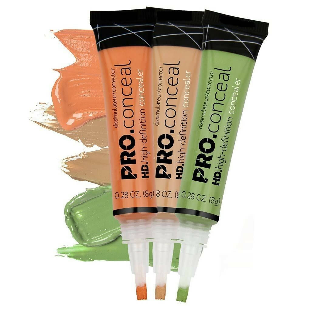 Favon Fab Secret Pack of 3 Concealer (Contour/Corrector) (Orange, Green, Beige)