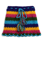 ChutPut Hand knitted Crochet HoneyBee Wool Dress For Baby Girls - Yellow