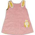 Mhyssa Pink Sleeveless A-line Frock