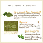 The Earth Reserve Neem Leaves & Basil Blend Soap