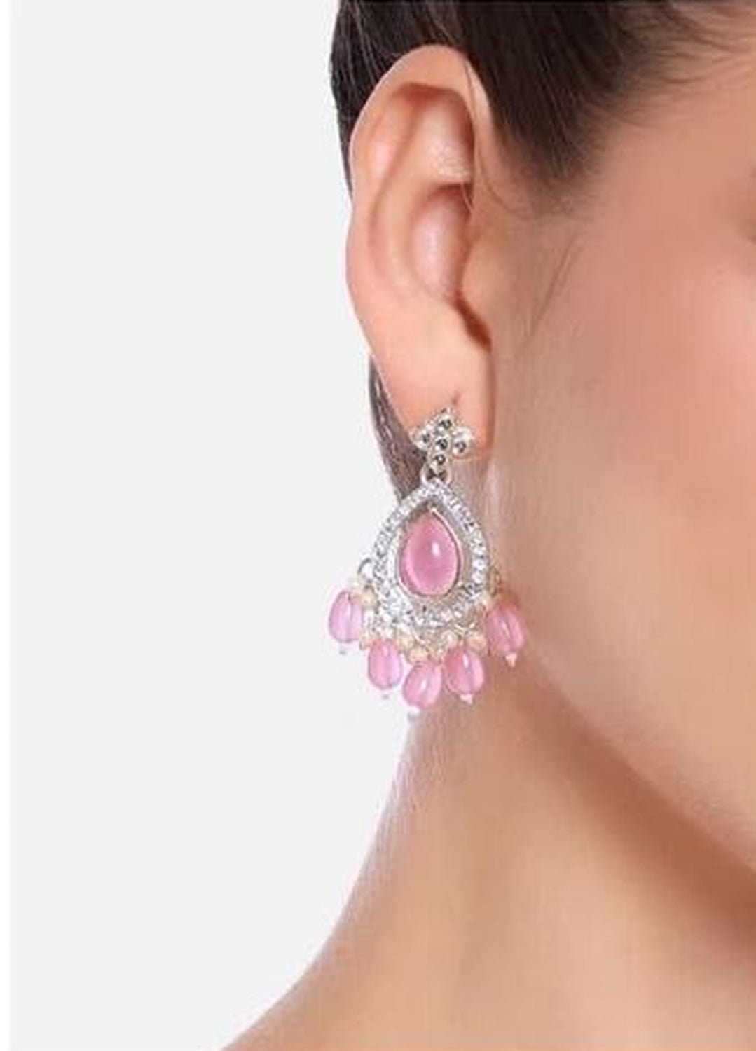 Jewel City Set Of 2 Gold-Plated Contemporary Drop Earrings - Distacart