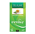 Teame Mint Lemon Ginger Revive Tea Bags - Distacart