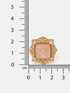 Ruby Raang Diamond Crystal Ring