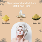 Wild Organic Sandalwood Powder For Skin And Body Pack