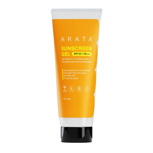 Arata Sunscreen Gel with SPF 50, PA+++