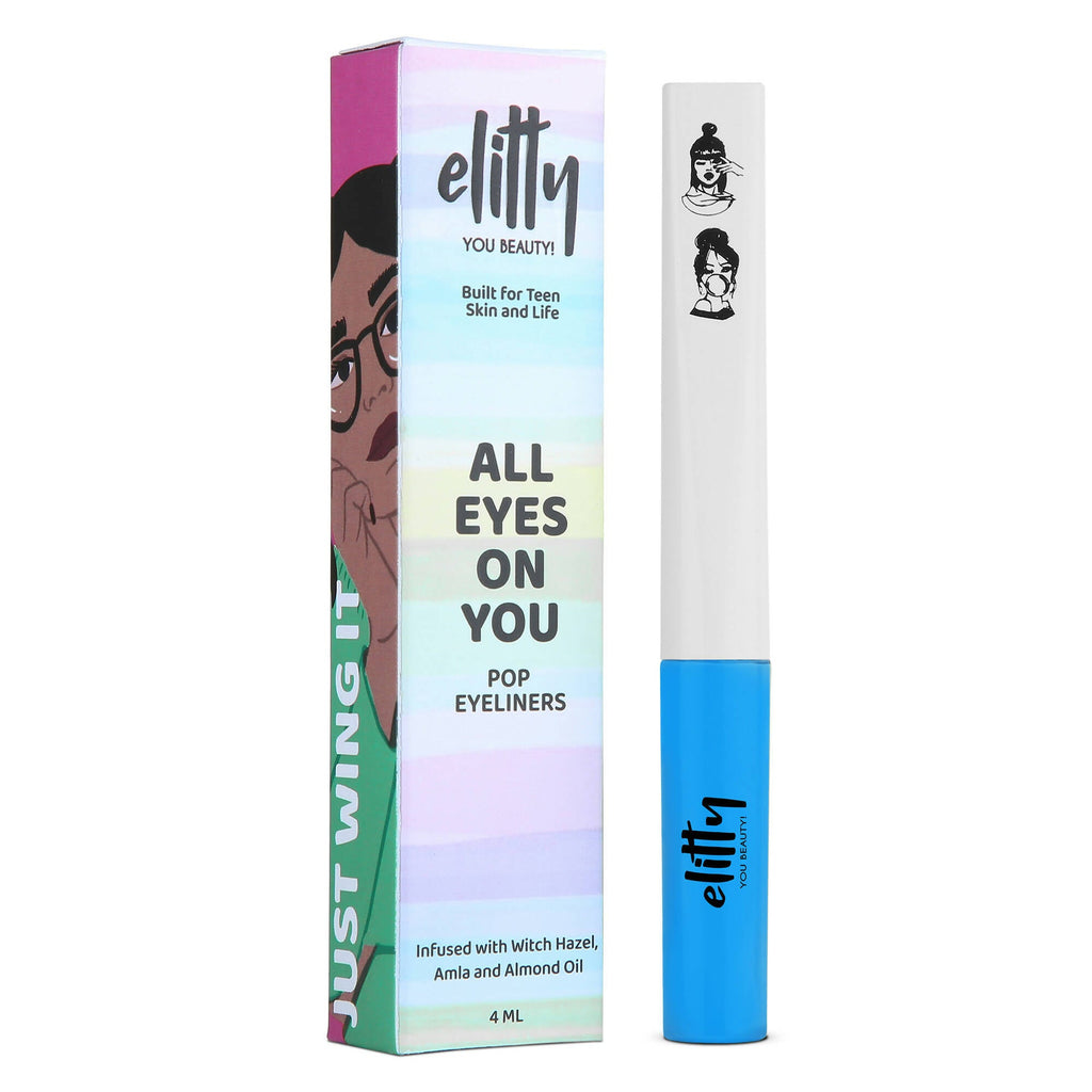 Elitty Eye Gotta Feeling - Pop Eyeliner Matte-Santorini- Light Blue