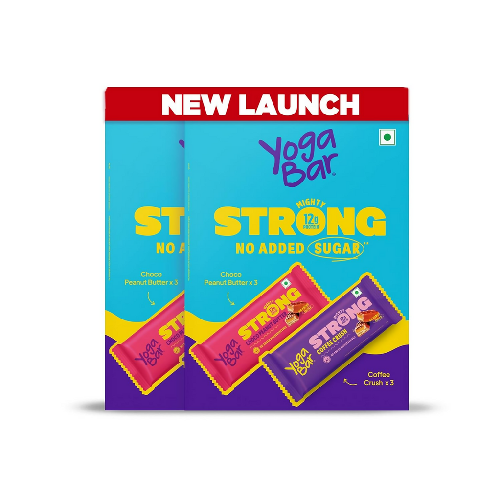 Yoga Bar Variety Pack 12 grams Strong Protein Bars - Distacart