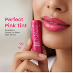 NY Bae Cranberry Tinted Lip Balm with SPF 22 Rich Berry Pink Tint - Distacart
