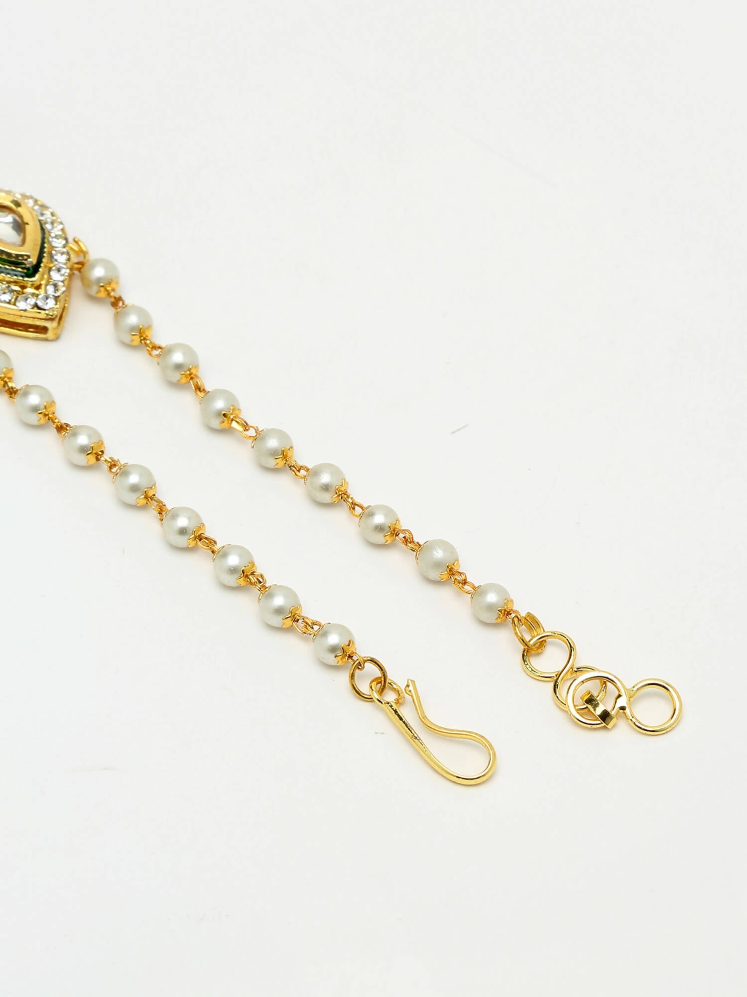 Kundan Hand Harness Set Of 2 - Ruby Raang - Distacart