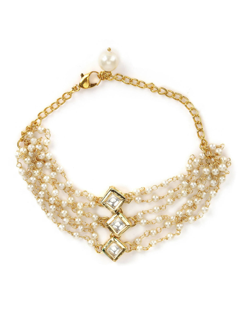 Women's White Bracelet - Ruby Raang - Distacart